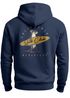 Herren Hoodie Backprint California Surfing Print Otter mit Surfboard Grafik Kapuzen-Pullover Männer Fashion Streetstyle Neverless®preview