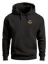 Herren Hoodie Backprint Coffee & Croissants | Frühstücks-Motiv  Kapuzensweatshirt mit Print Schriftzug the breakfast of legends Neverless®preview