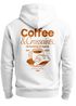 Herren Hoodie Backprint Coffee & Croissants | Frühstücks-Motiv  Kapuzensweatshirt mit Print Schriftzug the breakfast of legends Neverless®preview