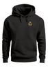 Herren Hoodie Backprint Coffee & Croissants | Frühstücks-Motiv  Kapuzensweatshirt mit Print Schriftzug the breakfast of legends Neverless®preview
