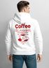 Herren Hoodie Backprint Coffee & Croissants | Frühstücks-Motiv  Kapuzensweatshirt mit Print Schriftzug the breakfast of legends Neverless®preview