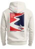 Herren Hoodie Backprint Cycling Club | Kapuzensweatshirt mit Fahrrad-Motiv Retro Grafik | Sunday Edition Neverless®preview