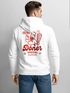 Herren Hoodie Backprint Döner Design Habibi Döner Spezial  Fun & Food Print Männer Fashion Streetstyle Neverless®preview