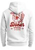 Herren Hoodie Backprint Döner Design Habibi Döner Spezial  Fun & Food Print Männer Fashion Streetstyle Neverless®preview