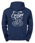 Herren Hoodie Backprint Fahrrad Bike Afterwork Cycling Skelett Grafik Kapuzen-Pullover Männer Fashion Streetstyle Neverless®preview