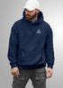 Herren Hoodie Backprint Fahrrad Bike Afterwork Cycling Skelett Grafik Kapuzen-Pullover Männer Fashion Streetstyle Neverless®preview