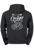 Herren Hoodie Backprint Fahrrad Bike Afterwork Cycling Skelett Grafik Kapuzen-Pullover Männer Fashion Streetstyle Neverless®preview