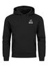 Herren Hoodie Backprint Fahrrad Bike Afterwork Cycling Skelett Grafik Kapuzen-Pullover Männer Fashion Streetstyle Neverless®preview