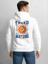 Herren Hoodie Backprint Freed by Nature | Kapuzensweatshirt mit Sonne Motiv Outdoor Design Streetwear Neverless®preview