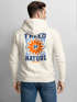 Herren Hoodie Backprint Freed by Nature | Kapuzensweatshirt mit Sonne Motiv Outdoor Design Streetwear Neverless®preview
