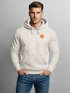 Herren Hoodie Backprint Freed by Nature | Kapuzensweatshirt mit Sonne Motiv Outdoor Design Streetwear Neverless®preview