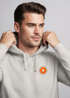 Herren Hoodie Backprint Freed by Nature | Kapuzensweatshirt mit Sonne Motiv Outdoor Design Streetwear Neverless®preview
