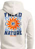 Herren Hoodie Backprint Freed by Nature | Kapuzensweatshirt mit Sonne Motiv Outdoor Design Streetwear Neverless®preview