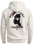 Herren Hoodie Backprint Grafik Print Katze Weihnachtspullover Naughty List Champion Männer Fashion Streetstyle Neverless®preview