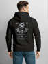 Herren Hoodie Backprint Japan Asien Koi Samurai Schwert Rückenaufdruck Kapuzenpulli Männer Fashion Streetstyle Neverless®preview