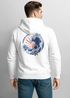 Herren Hoodie Backprint Japan Wave | Kapuzenpullover mit Tokyo Schriftzeichen und Kanagawa Motiv Urban Style Streetwear Männer Neverless®preview