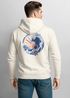 Herren Hoodie Backprint Japan Wave | Kapuzenpullover mit Tokyo Schriftzeichen und Kanagawa Motiv Urban Style Streetwear Männer Neverless®preview