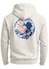 Herren Hoodie Backprint Japan Wave | Kapuzenpullover mit Tokyo Schriftzeichen und Kanagawa Motiv Urban Style Streetwear Männer Neverless®preview