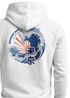 Herren Hoodie Backprint Japan Wave | Kapuzenpullover mit Tokyo Schriftzeichen und Kanagawa Motiv Urban Style Streetwear Männer Neverless®preview