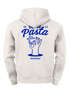 Herren Hoodie Backprint More Pasta Less Disaster Lustiges Nudel Design Retro Food Print Männer Fashion Streetstyle Neverless®preview