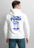 Herren Hoodie Backprint More Pasta Less Disaster Lustiges Nudel Design Retro Food Print Männer Fashion Streetstyle Neverless®preview