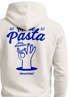 Herren Hoodie Backprint More Pasta Less Disaster Lustiges Nudel Design Retro Food Print Männer Fashion Streetstyle Neverless®preview