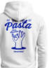 Herren Hoodie Backprint More Pasta Less Disaster Lustiges Nudel Design Retro Food Print Männer Fashion Streetstyle Neverless®preview