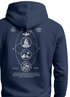 Herren Hoodie Backprint Nature Balance Outdoor Icons Kapuzen-Pullover Männer Fashion Streetstyle Neverless®preview