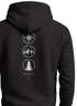 Herren Hoodie Backprint Nature Symbole | Kompass | Berge | Baum Outdoor Männer Fashion Streetstyle Neverless®preview