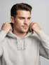 Herren Hoodie Backprint Nature Symbole | Kompass | Berge | Baum Outdoor Männer Fashion Streetstyle Neverless®preview