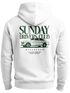 Herren Hoodie Backprint Oldtimer Auto Sunday Driver Club Aufdruck Retro Männer Fashion Streetstyle Neverless®preview