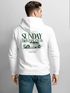 Herren Hoodie Backprint Oldtimer Auto Sunday Driver Club Aufdruck Retro Männer Fashion Streetstyle Neverless®preview