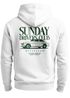 Herren Hoodie Backprint Oldtimer Auto Sunday Driver Club Aufdruck Retro Männer Fashion Streetstyle Neverless®preview