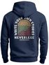 Herren Hoodie Backprint Outdoor Grafik Line Art Berge Natur Rückenaufdruck Motiv Kapuzen-Pullover Männer Fashion Streetstyle Neverless®preview