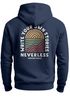Herren Hoodie Backprint Outdoor Grafik Line Art Berge Natur Rückenaufdruck Motiv Kapuzen-Pullover Männer Fashion Streetstyle Neverless®preview
