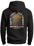 Herren Hoodie Backprint Outdoor Grafik Line Art Berge Natur Rückenaufdruck Motiv Kapuzen-Pullover Männer Fashion Streetstyle Neverless®preview