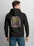 Herren Hoodie Backprint Outdoor Grafik Line Art Berge Natur Rückenaufdruck Motiv Kapuzen-Pullover Männer Fashion Streetstyle Neverless®preview