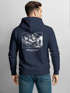 Herren Hoodie Backprint Outdoor Wandern Motiv Kapuzen-Pullover Männer Fashion Streetstyle Neverless®preview