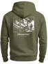 Herren Hoodie Backprint Outdoor Wandern Motiv Kapuzen-Pullover Männer Fashion Streetstyle Neverless®preview