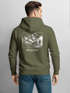 Herren Hoodie Backprint Outdoor Wandern Motiv Kapuzen-Pullover Männer Fashion Streetstyle Neverless®preview