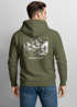 Herren Hoodie Backprint Outdoor Wandern Motiv Kapuzen-Pullover Männer Fashion Streetstyle Neverless®preview