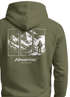 Herren Hoodie Backprint Outdoor Wandern Motiv Kapuzen-Pullover Männer Fashion Streetstyle Neverless®preview