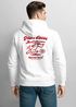 Herren Hoodie Backprint Palm Cocos | Kapuzensweatshirt mit Surf Dog Motiv Wave Lovers Club Beach Streetwear Fashion Neverless®preview