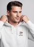 Herren Hoodie Backprint Paradise Design Kapuzenpullover mit Palmen Sonnenuntergang Summer Vibes Männer Fashion Neverless®preview