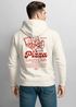 Herren Hoodie Backprint Pizza Lovers Club | Kapuzensweatshirt mit Pizza Print Retro Food Design Neverless®preview