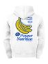 Herren Hoodie Backprint Power Nutrition Design | Stylischer Kapuzenpullover mit Banana Graphic Print | Vintage Sports Look Neverless®preview