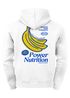 Herren Hoodie Backprint Power Nutrition Design | Stylischer Kapuzenpullover mit Banana Graphic Print | Vintage Sports Look Neverless®preview