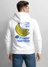 Herren Hoodie Backprint Power Nutrition Design | Stylischer Kapuzenpullover mit Banana Graphic Print | Vintage Sports Look Neverless®preview