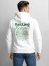 Herren Hoodie Backprint Resting Balance | Kapuzensweatshirt mit Mental Health Design Mindfulness Streetwear Neverless®preview