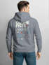 Herren Hoodie Backprint Skifahren Snowboarden Après Ski Kapuzen-Pullover Männer Fashion Streetstyle Neverless®preview